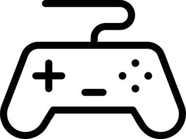 Uzaktan Kumanda Simgesi, Oyun İşareti ve Beyaz Arkaplanda İzole Edilmiş Sembol. Mobil Uygulamalar için Oyun Simgesi.