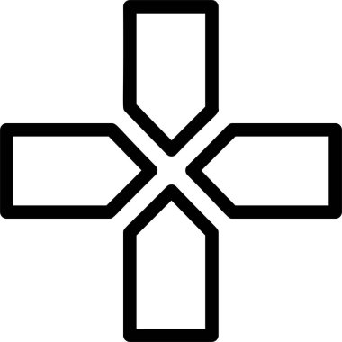 Uzaktan Kumanda Simgesi, Oyun İşareti ve Beyaz Arkaplanda İzole Edilmiş Sembol. Mobil Uygulamalar için Oyun Simgesi.