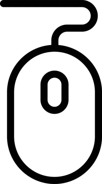Mouse Icon Gaming Sign Symbol Isolated White Background Англійською Ікона — стоковий вектор