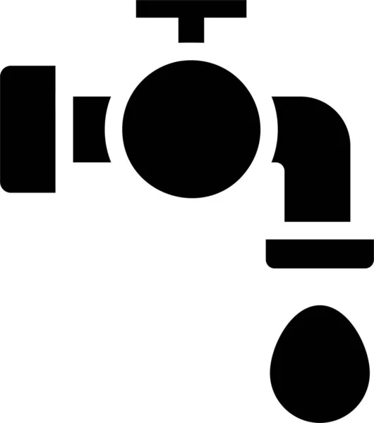 Икона Ресурсов Стилем Глифа Энергетическим Знаком Символом Белом Фоне — стоковый вектор