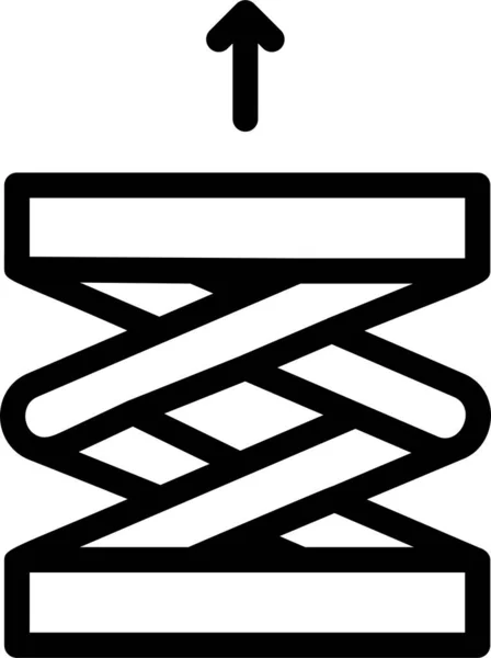 Гідравлічна Піктограма Контурним Стилем Науковим Знаком Символом Ізольовані Білому Тлі — стоковий вектор