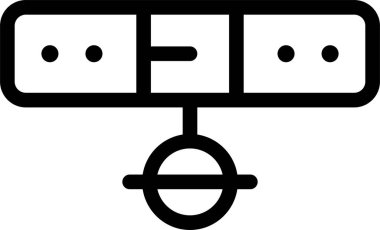 Pet Collar Icon With Outline Style, Veterinary Sign And Symbol Isolated On White Background