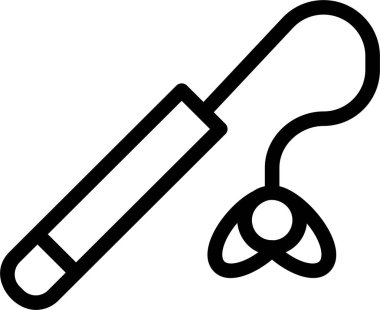 Pet Toy Icon With Outline Style, Veterinary Sign And Symbol Isolated On White Background