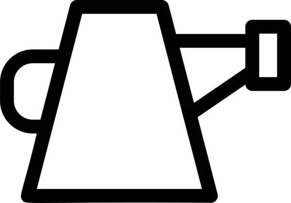 Увлажнение Иконка Очертаниями Стиля Сельскохозяйственных Знаков Символов Выделенных Белом Фоне — стоковый вектор
