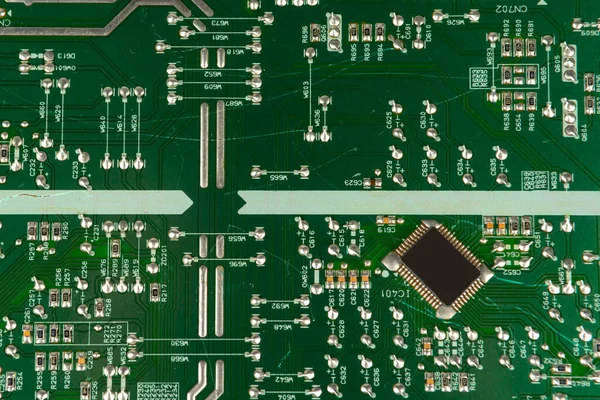 Leiterplatte Elektronische Computer Hardware Technologie Motherboard Digitalchip Technische Wissenschaft Komponente — Stockfoto