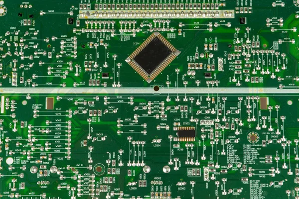 Placa Circuito Impreso Tecnología Electrónica Hardware Informático Chip Digital Placa — Foto de Stock
