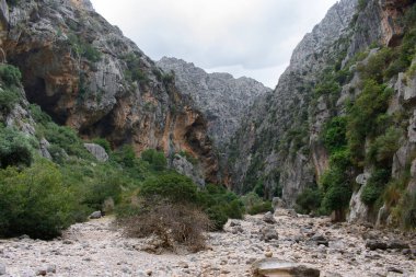 Sa Calobra Mallorca, İspanya 'daki Torrent de Pareis Kayalıkları