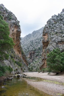 Sa Calobra Mallorca, İspanya 'daki Torrent de Pareis Kayalıkları