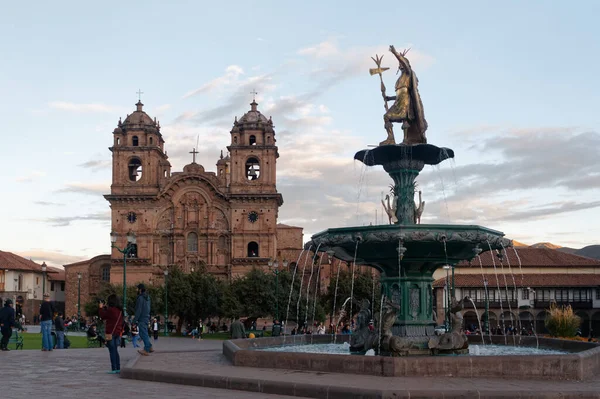 Cuzco Veya Cusco Bir Yaz Gününde Bir Zamanlar Nka Mparatorluğu — Stok fotoğraf