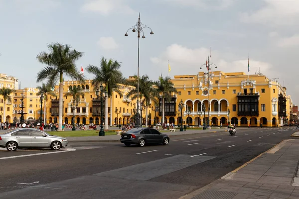 Historické Centrum Limy Hlavního Města Peru Roce 2015 — Stock fotografie