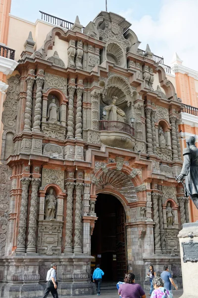 Historiskt Centrum Lima Huvudstaden Peru 2015 — Stockfoto