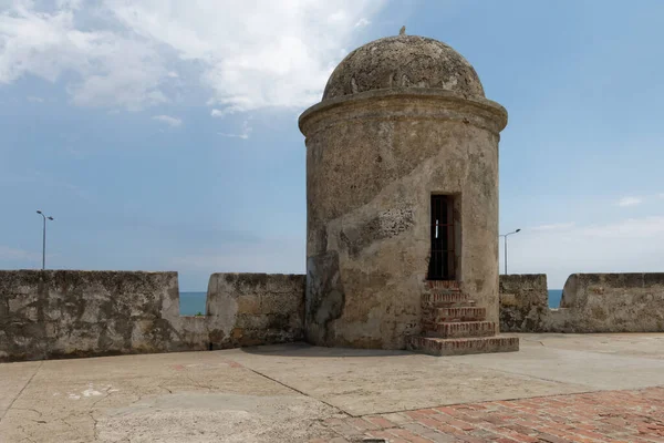 Centro Histórico Cartagena Indias Colombia Con Murallas —  Fotos de Stock