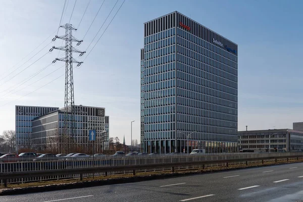 Katowice Deki Face 2Face Business Campus Ofis Kompleksi — Stok fotoğraf