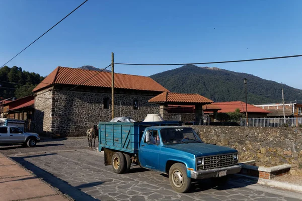 Angahuan Een Stad Mexicaanse Deelstaat Michoacan Thuis Van Tarasca Gemeenschap — Stockfoto