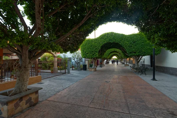 Központi Tornác Loretóban Bcs Mexikó Kalifornia Történelmi Fővárosa — Stock Fotó