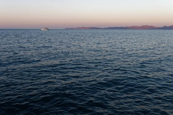 Vista Bahía California Mar Cortes Desde Puerto Deportivo Loreto — Foto de Stock