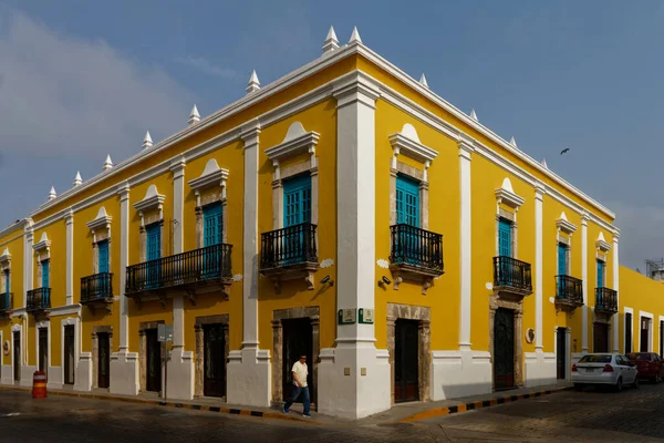 Historisk Arkitektur Campeche Mexiko 2017 — Stockfoto