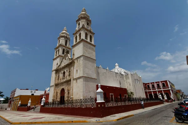 Katedra Matki Bożej Niepokalanego Poczęcia Campeche — Zdjęcie stockowe