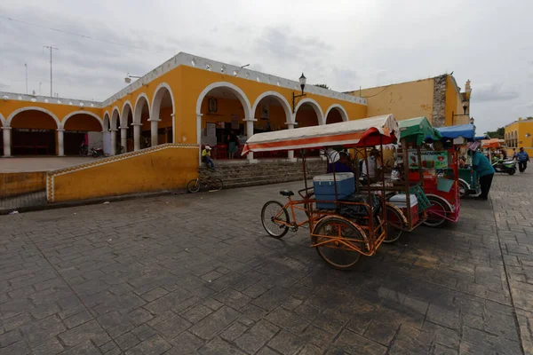 Historic Town Izamal Yucatan Mexico Famous Convent Saint Anthony Convento — Stockfoto