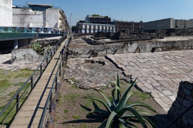 Templo Belediye Başkanı 'nın yeri, Tenochtitlan' daki en büyük Aztek tapınağı.