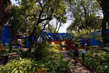 Frida Kahlo 'nun Ciduad de Mexico City' deki evi..