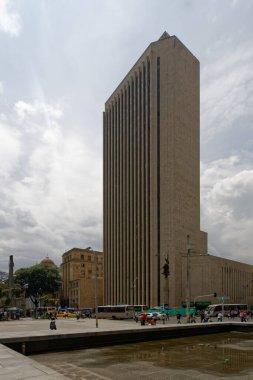 Medellin caddeleri, Kolombiya, 2019.