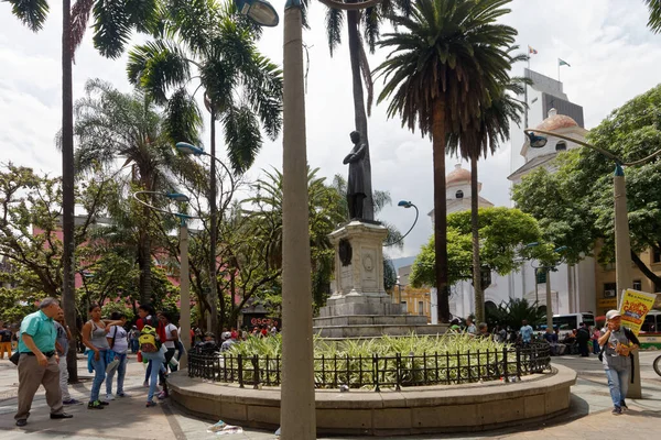 Straßen Von Medellin Kolumbien Jahr 2019 — Stockfoto