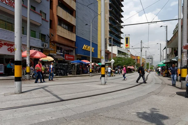 Strade Medellin Colombia Nel 2019 — Foto Stock