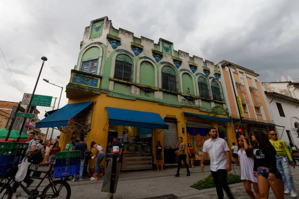 Straßen Von Medellin Kolumbien Jahr 2019 — Stockfoto