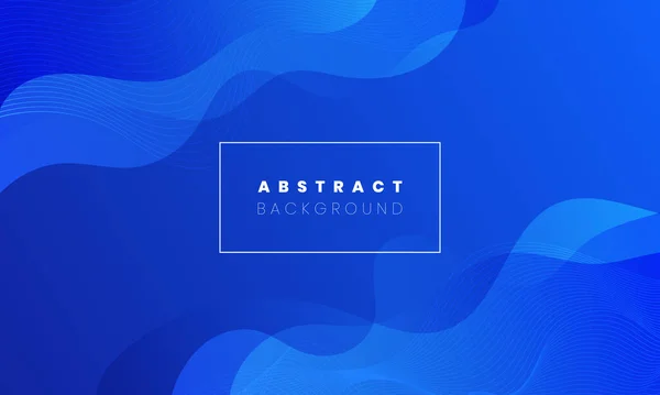 Abstrakte Moderne Futuristische Kurvenwellen Präsentation Hintergrund Dynamische Diagonale Biegeformkomposition Blauem — Stockvektor