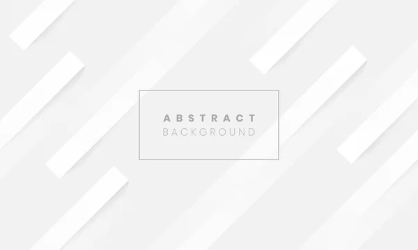Abstrait Fond Blanc Moderne Blanc Gris Lignes Géométriques Bande Forme — Image vectorielle