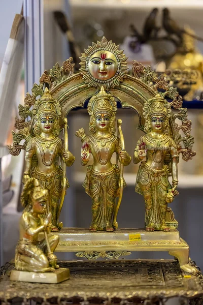 New Delhi India Handicraft Products Indian Souvenir Shop Hunar Haat — Stock Photo, Image