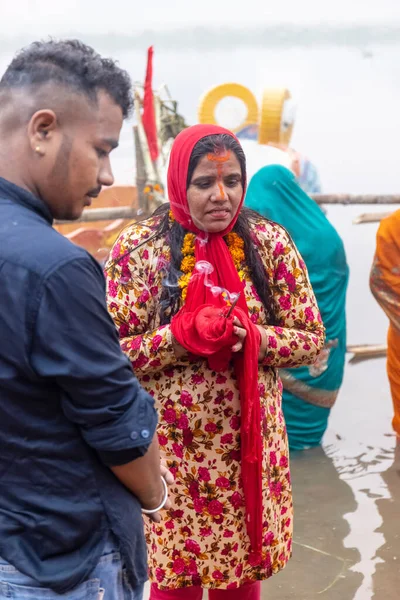 Ghaziabad Uttar Pradesh India November 2021 Chhath Puja Indian Hindu — Zdjęcie stockowe