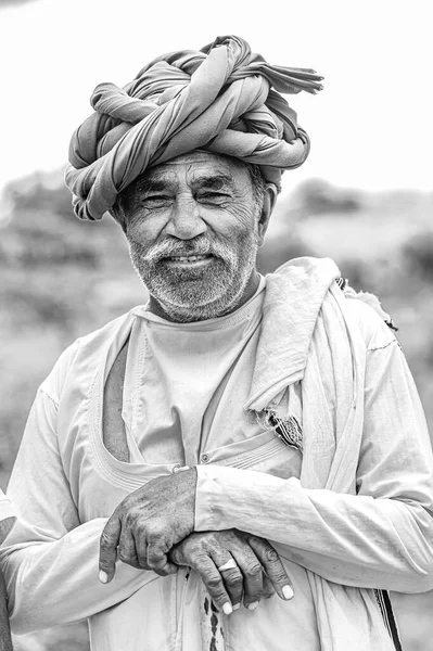 Jawai Rajasthan Hindistan Eylül 2021 Jawai Sahasında Rabari Etnik Grubuna — Stok fotoğraf