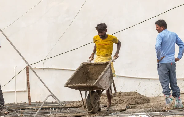 Ghaziabad Uttar Pradesh India October 2021 Unidentified Indian Male Workers — Stock Photo, Image