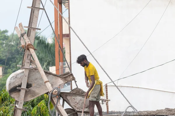 Ghaziabad Uttar Pradesh India October 2021 Unidentified Indian Male Workers — Stock Photo, Image