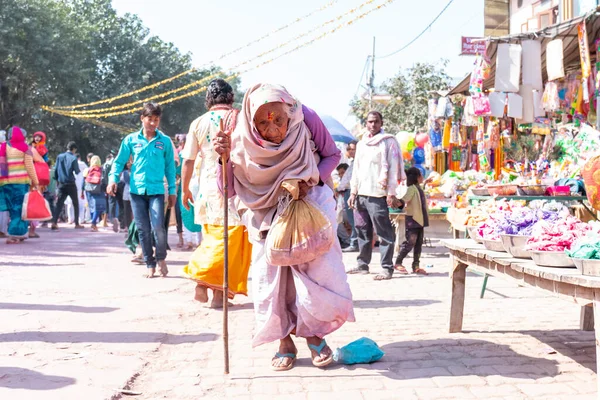 Barsana Uttar Pradesh India March 2022 Unidentified People Enjoying Holi — Stock Photo, Image