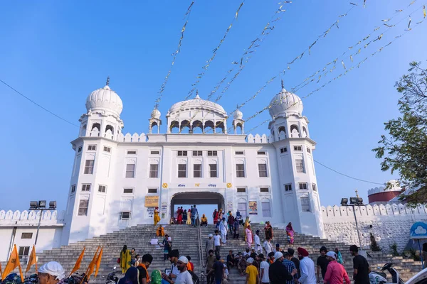 Anandpur Sahib Punjab India March 2022 View Temple Celebration Hola — 图库照片