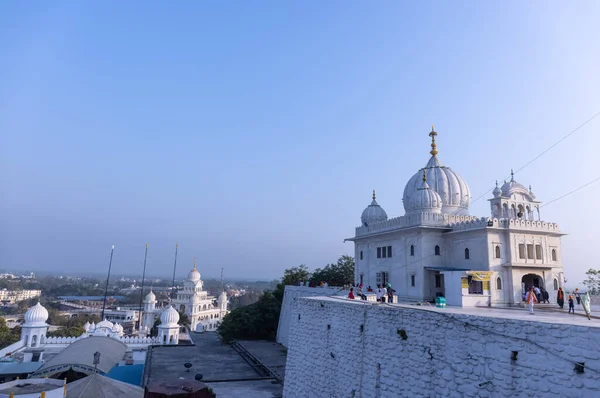 Anandpur Sahib Punjab Indie Březen 2022 Pohled Chrám Při Oslavě — Stock fotografie