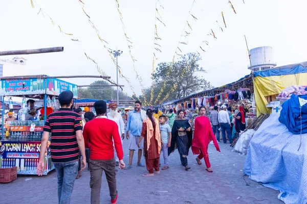 Anandpur Sahib Punjab India March 2022 People Celebration Hola Mohalla — Stock Photo, Image