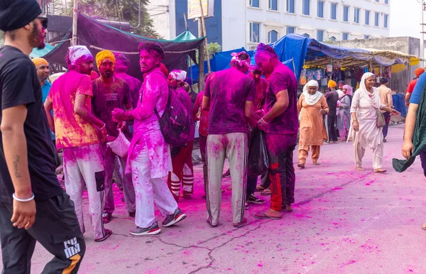 Barsana Uttar Pradesh India Marzo 2022 Los Indios Celebran Tradicional —  Fotos de Stock