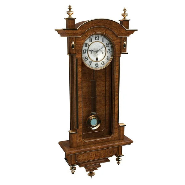 Classic clock wooden — Stock Photo, Image