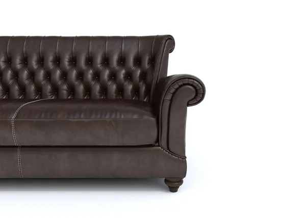 Bruin sofa — Stockfoto