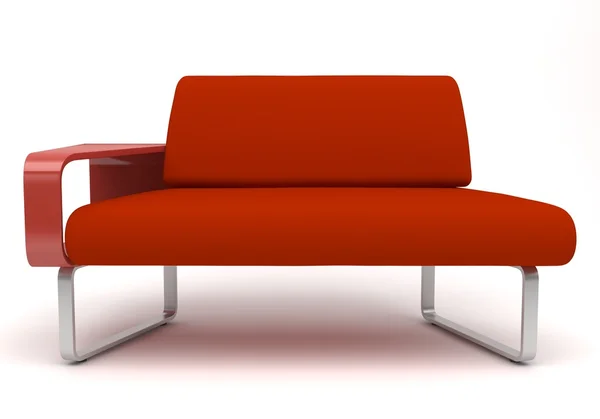 Σύγχρονη κόκκινη καρέκλα — Φωτογραφία Αρχείου