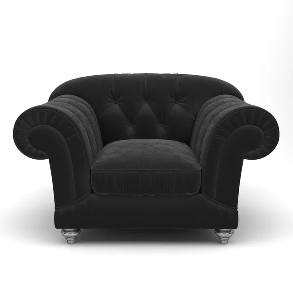 Sillón negro —  Fotos de Stock