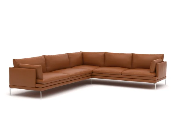 Zanotta william narożną sofą — Zdjęcie stockowe