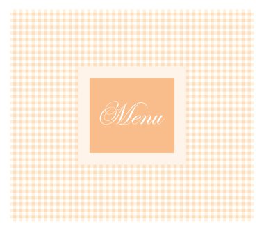 açık kahverengi-turuncu Restoran Menü