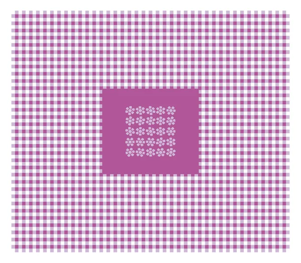 Violet tablecloth — Stock Vector