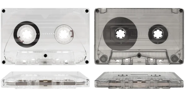 şeffaf eski ses kasetleri