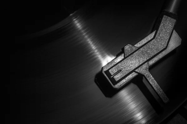 Stary gramofon styl, zbliżenie igły — Zdjęcie stockowe